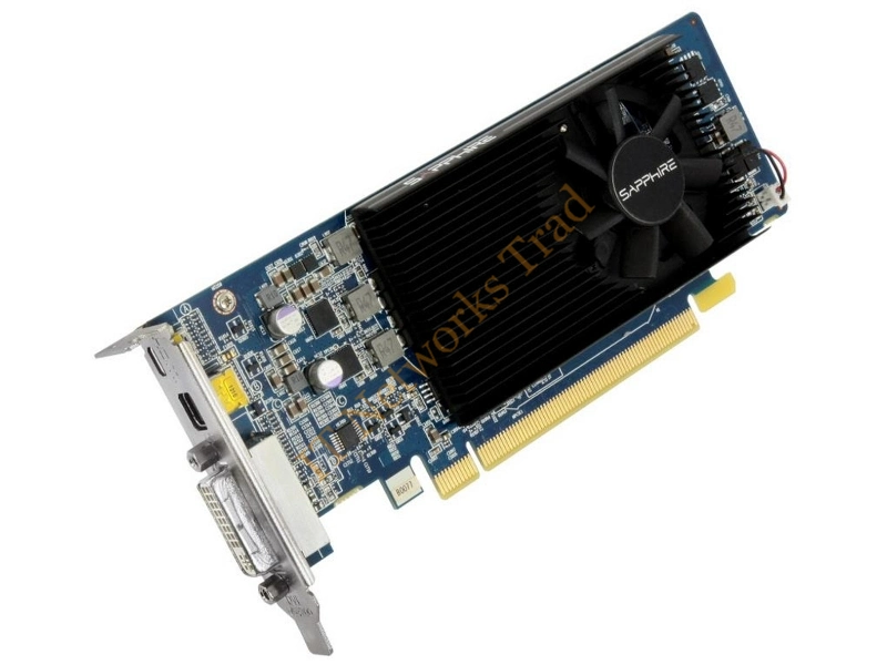100357LP Sapphire Radeon HD 7750 1GB GDDR5 128-Bit PCI Express 3.0 Video Graphics Card