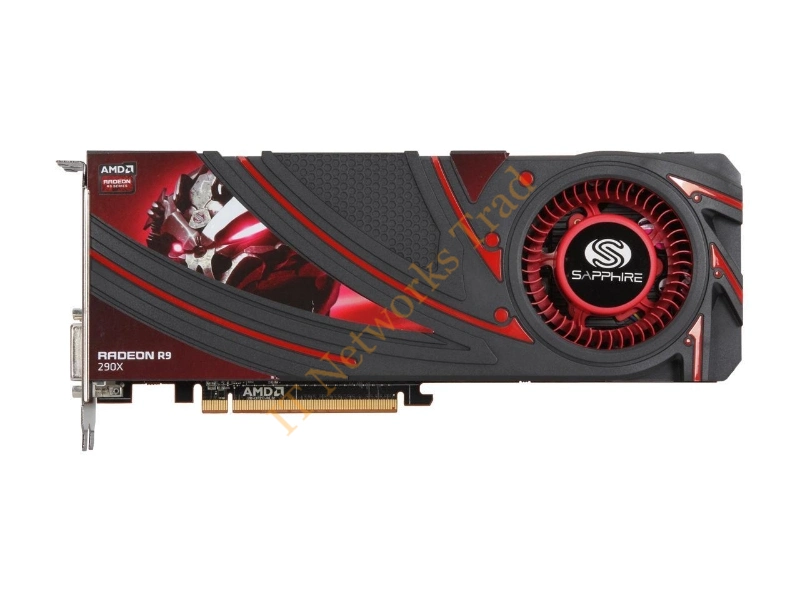 100361SR Sapphire Radeon R9 290X 4GB GDDR5 PCI Express 3.0 x16 DVI/ HDMI/ DisplayPort Video Graphics Card