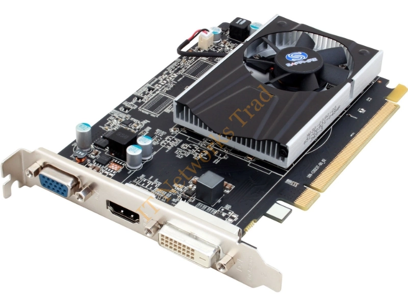 100369L Sapphire Radeon R7 240 1GB DDR3 DVI/ HDMI/ D-SUB Video Graphics Card