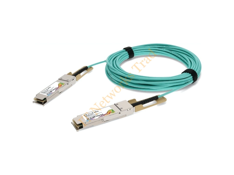 100FEVL0150 Intel 15M 1x QSFPDD to 2x QSFP28 Omni-Path Active Optical Cable Network Ethernet Cable