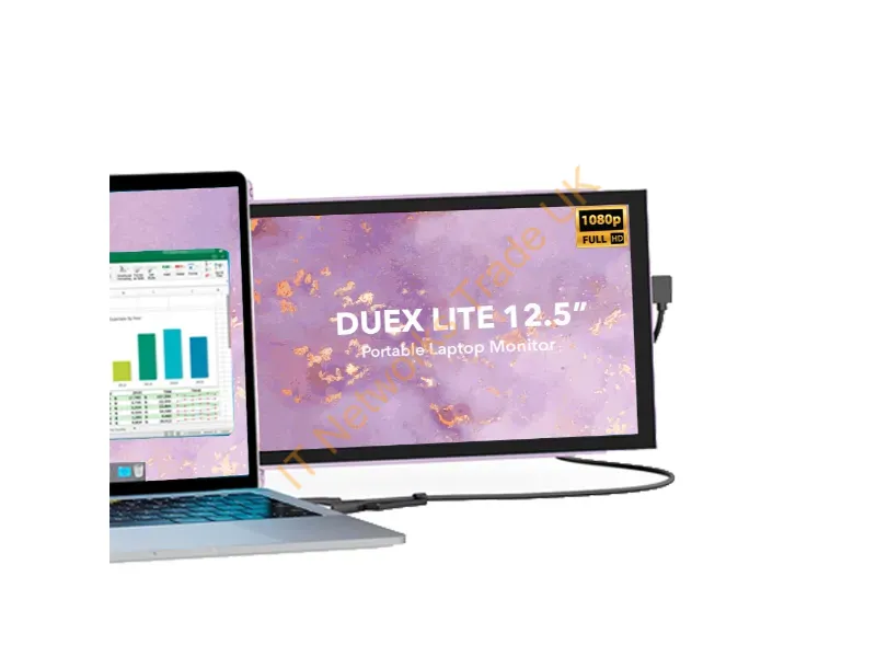101-1005P08 - Mobile Pixels Duex Lite Computer Monitor 12.5" 1920 X 1080 Pixels Full Hd Lcd Purple