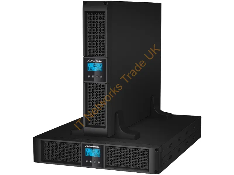 10120024 - PowerWalker VI 3000RT LCD uninterruptible power supply (UPS) 3 kVA 2700 W 9 AC outlet(s)