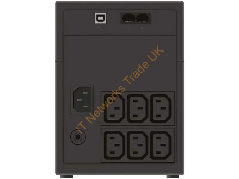 10120075 - PowerWalker VI 1200 IEC uninterruptible power supply (UPS) Line-Interactive 1.2 kVA 600 W 6 AC outlet(s)
