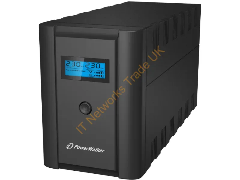 10120097 - PowerWalker VI 1200 SHL Schuko uninterruptible power supply (UPS) Line-Interactive 1.2 kVA 600 W 4 AC outlet(s)