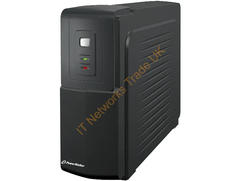 10120401 - PowerWalker VFD 600 uninterruptible power supply (UPS) 0.6 kVA 300 W 2 AC outlet(s)