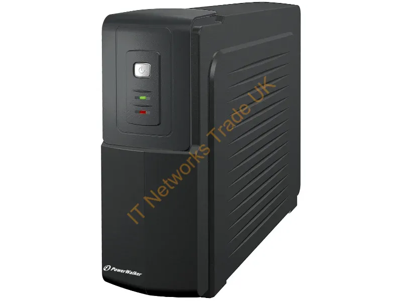 10120402 - PowerWalker VFD 1000 uninterruptible power supply (UPS) 1 kVA 600 W 3 AC outlet(s)