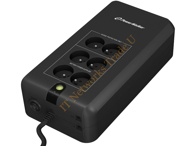 10120413 - BlueWalker VFD 800 APFC FR Standby (Offline) 800VA 6AC outlet(s) uninterruptible power supply (UPS)