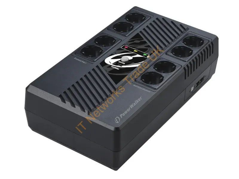 10121160 - PowerWalker VI 600 MS Line-Interactive 0.6 kVA 360 W 8 AC outlet(s)