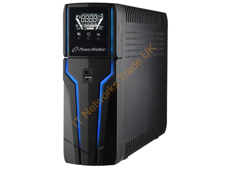 10121183 - PowerWalker VI 1000 GXB IEC uninterruptible power supply (UPS) Line-Interactive 1 kVA 600 W 8 AC outlet(s)