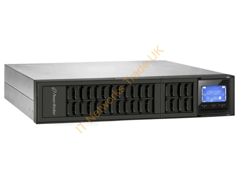 10122002 - PowerWalker VFI 3000 CRM LCD uninterruptible power supply (UPS) 3 kVA