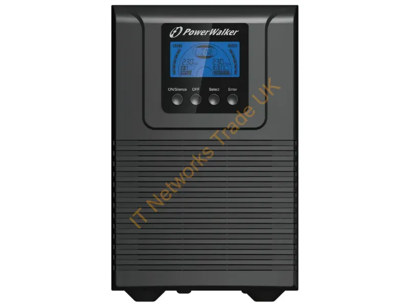 10122041 - PowerWalker VFI 1000 TG Double-conversion (Online) 1 kVA 900 W 4 AC outlet(s)