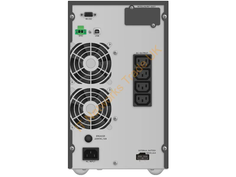 10122099 - PowerWalker VFI 2000 TGB uninterruptible power supply (UPS) Double-conversion (Online) 2 kVA 1800 W 4 AC outlet(s)