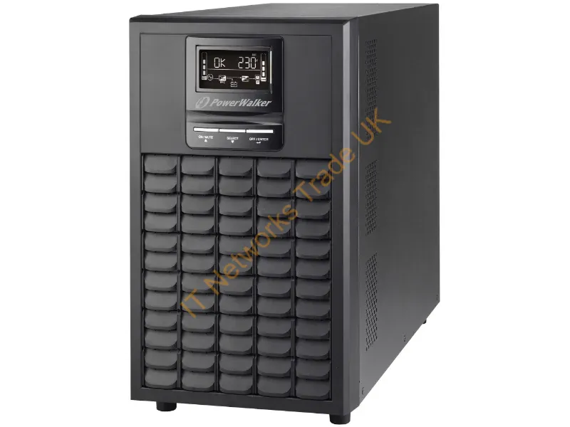 10122110 - PowerWalker VFI 2000 CG PF1 Double-conversion (Online) 2000VA 8AC outlet(s) Tower Black uninterruptible power supply (UPS)
