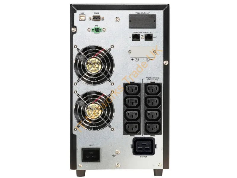 10122111 - PowerWalker VFI 3000 CG PF1 uninterruptible power supply (UPS) Double-conversion (Online) 3 kVA 3000 W 9 AC outlet(s)
