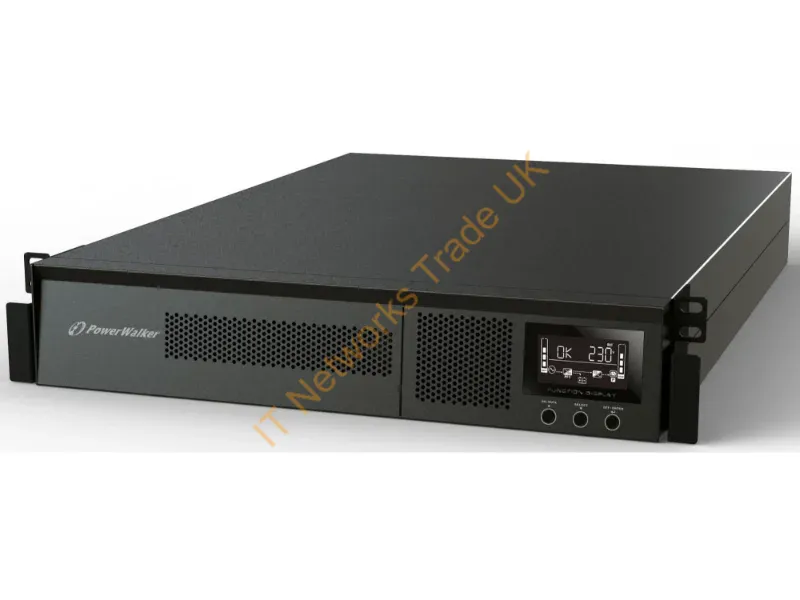 10122115 - PowerWalker VFI 3000 RMG PF1 uninterruptible power supply (UPS) Double-conversion (Online) 3 kVA 3000 W