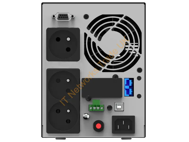 10122183 - PowerWalker VFI 1000 AT FR uninterruptible power supply (UPS) Double-conversion (Online) 1 kVA 900 W 3 AC outlet(s)