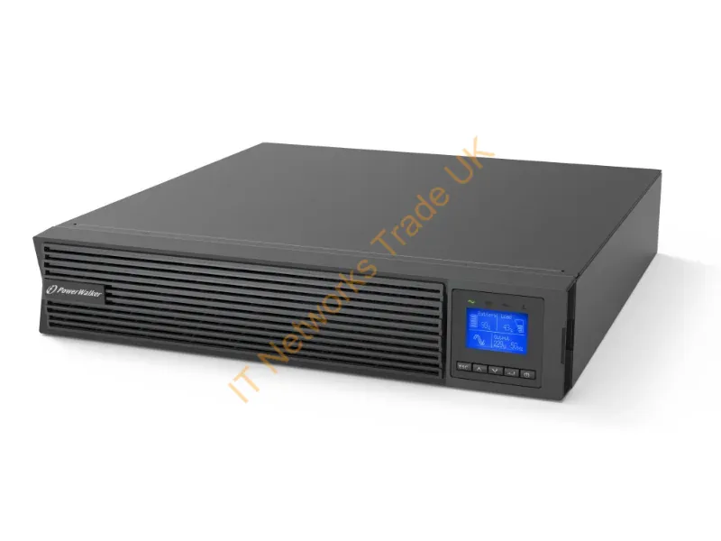 10122196 - PowerWalker VFI 1000 ICR IoT uninterruptible power supply (UPS) Double-conversion (Online) 1 kVA 1000 W 8 AC outlet(s)