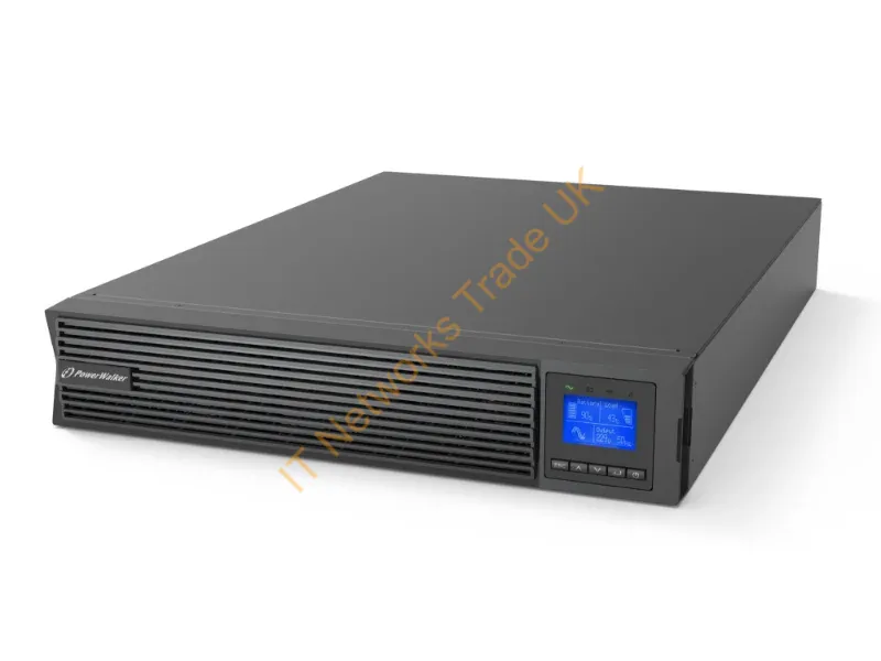 10122198 - PowerWalker VFI 2000 ICR IoT uninterruptible power supply (UPS) Double-conversion (Online) 2 kVA 2000 W 8 AC outlet(s)