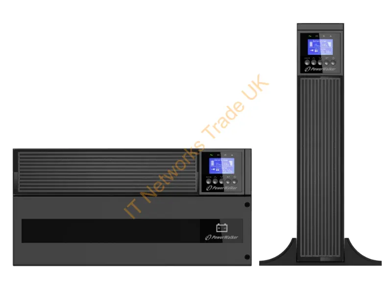 10122213 - PowerWalker VFI 6000 ICR IoT uninterruptible power supply (UPS) Double-conversion (Online) 6 kVA 6000 W 1 AC outlet(s)