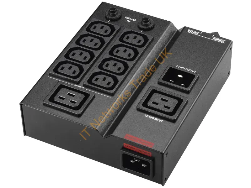 10133000 - PowerWalker MBS/PDU IEC 1-3kVA power distribution unit (PDU) 9 AC outlet(s) Black