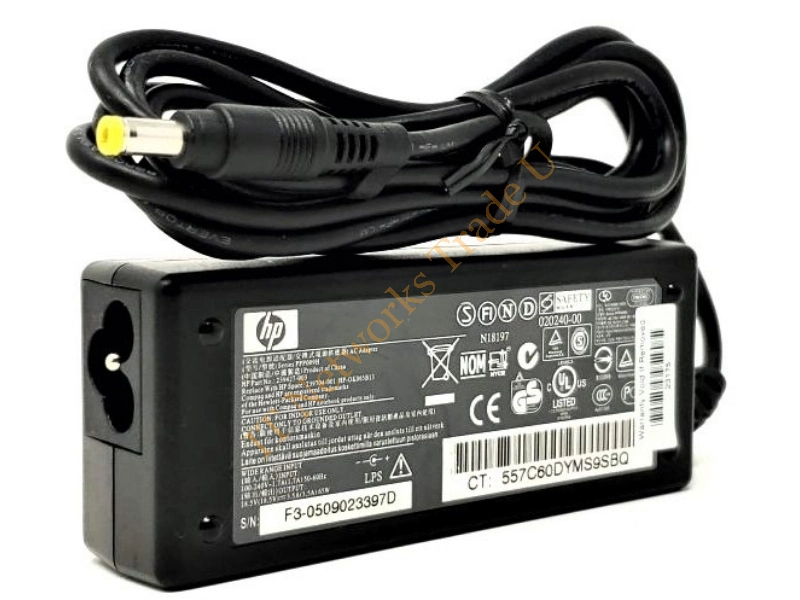 101898-001 HP 65-Watts 18.5V 3.5A AC Adapter for Pavilion and Presario Notebook PCs Power Adapter