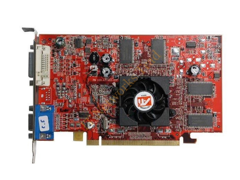 102-94206-30 ATI Radeon 9700 Pro 128MB VGA/ S-Video/ DVI/ AGP Video Graphics Card