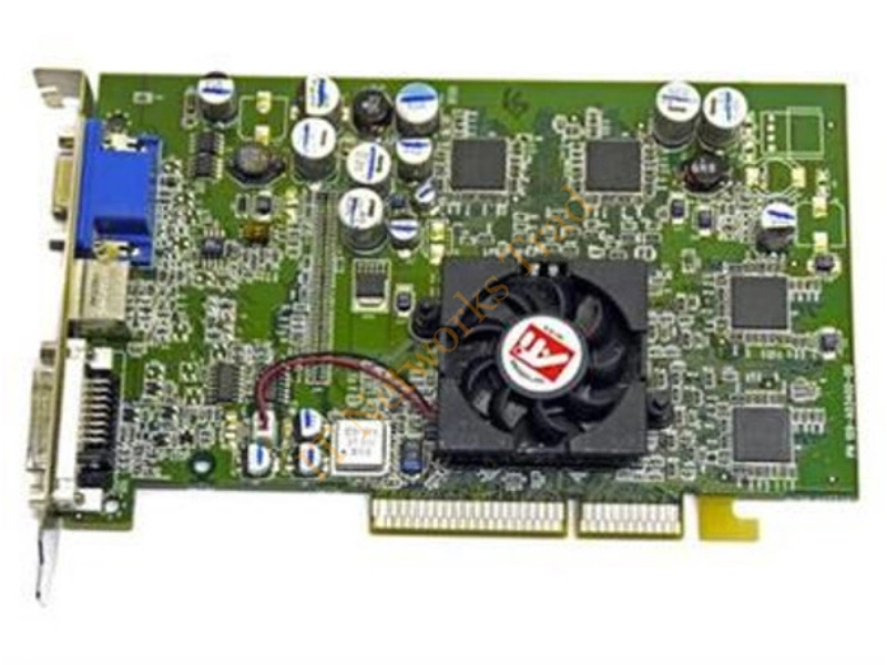102-A03509-10 ATI Radeon 9600SE 128MB VGA DVI/ S-Video/ AGP Video Graphics Card
