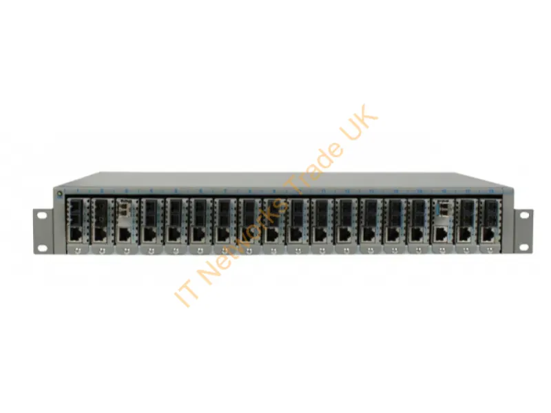 1020-1 - Omnitron Miconverter Network Equipment Chassis 1.5U Gray
