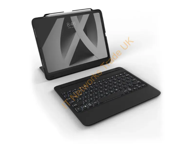 103102121 - Zagg Rugged Book Go Black