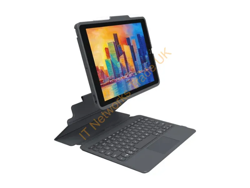 103407640 - Zagg Pro Keys W/ Trackpad Bluetooth Black, Gray