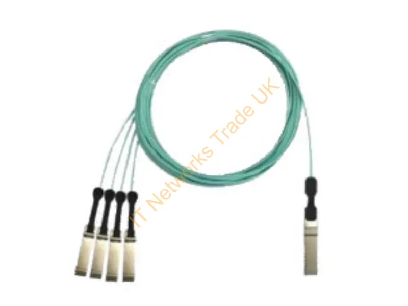 10444 - Extreme Networks 10444 Infiniband/Fibre Optic Cable 787.4" (20 M) Qsfp28 4 X Qsfp28 Aqua Color