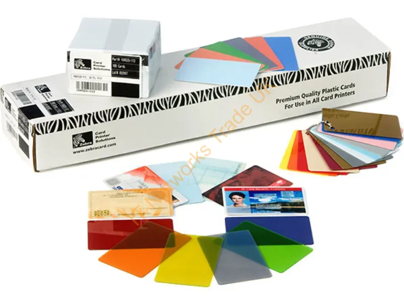 104524-105 - Zebra Premier Plus Pvc 30Mil (500) Business Card 500 Pc(S)