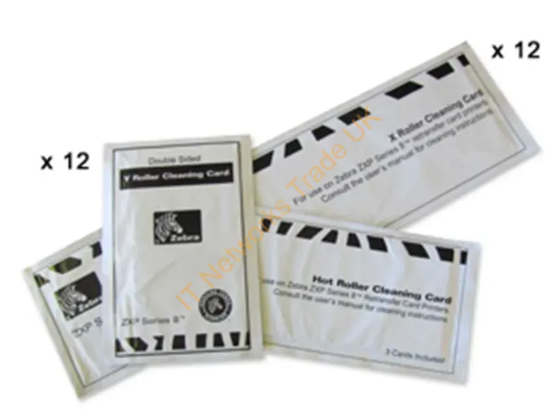 105999-801 - Zebra Zxp Series 8 Cleaning Card Kit