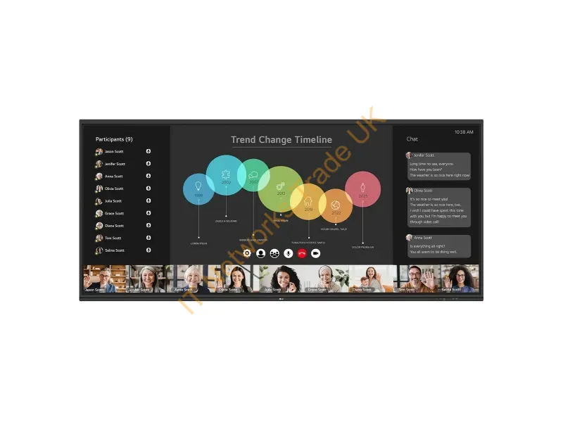105TR5WP-B - Lg 105In Lcd Touch 5120X2160 5K Interactive Whiteboard 105" 5120 X 2160 Pixels Touchscreen Black