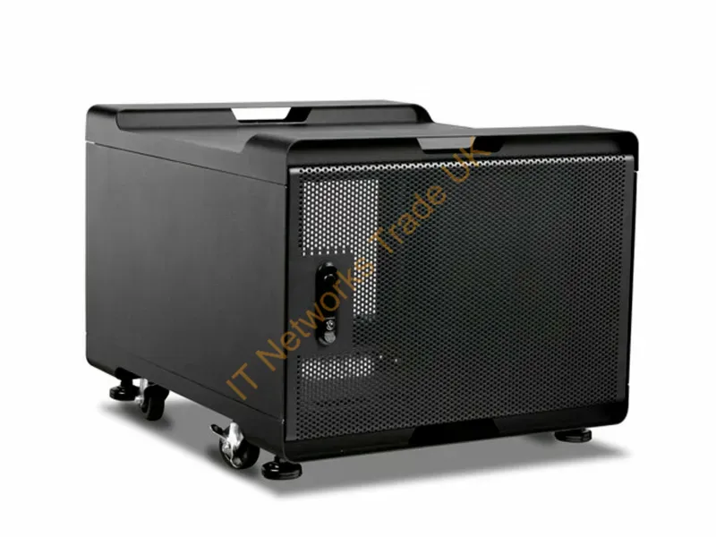10663 - Monoprice 10663 Rack Cabinet 7U Freestanding Rack Black