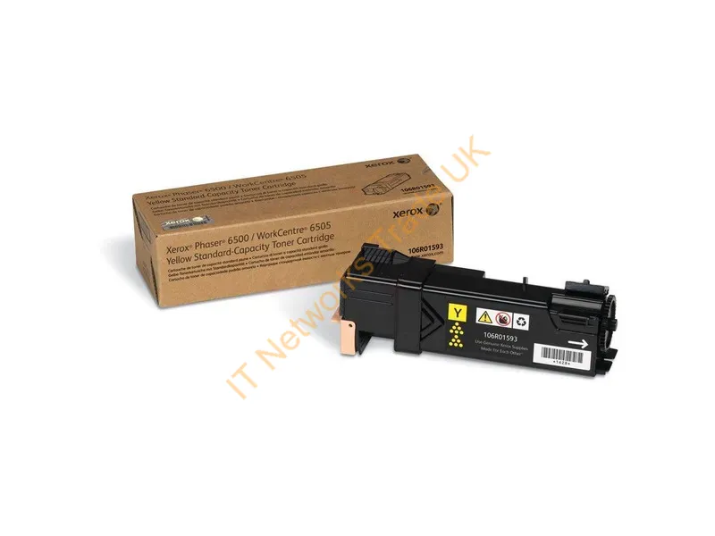106R01593 - Xerox 106R01593 Toner yellow, 1K pages for Xerox Phaser 6500