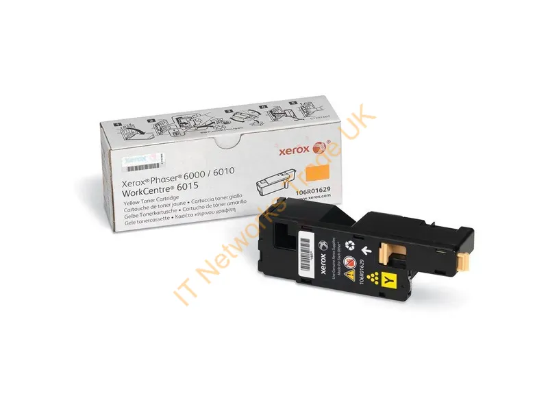 106R01629 - Xerox 106R01629 Toner cartridge yellow, 1K pages for Xerox Phaser 6000
