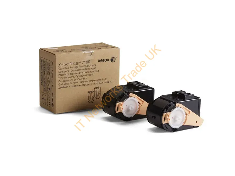 106R02602 - Xerox 106R02602 Toner cyan, 4.5K pages, Pack qty 2 Accessory
