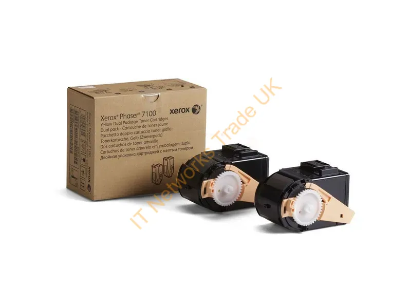106R02604 - Xerox 106R02604 Toner yellow, 4.5K pages, Pack qty 2 Accessory