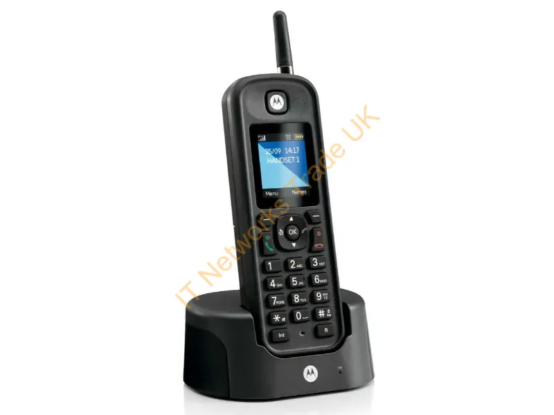 1070201BL-UK - Motorola O201 DECT telephone Caller ID Black