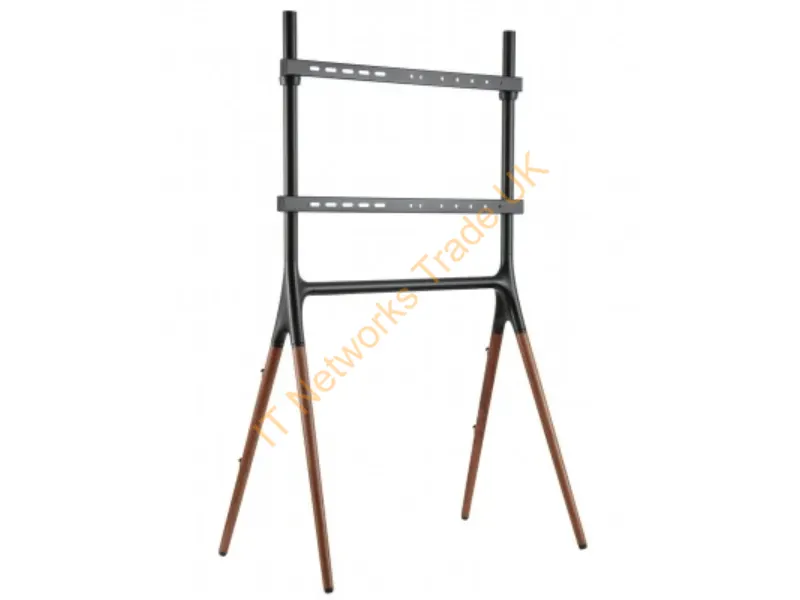 107241 - Techly 107241 TV mount 177.8 cm (70") Black, Brown