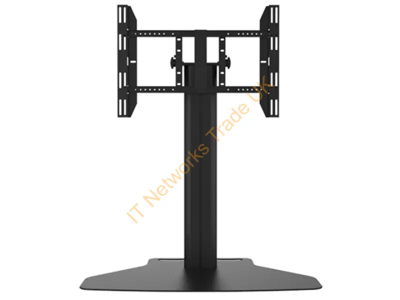 1077 - Multibrackets M Public Display Stand 110 Tilt & Table Floorbase, Flight Case