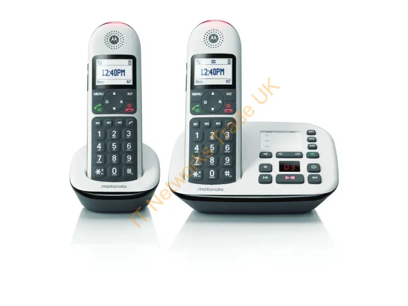 107CD5012UK - Motorola CD5012 Digital Cordless Twin Big Button DECT TAM
