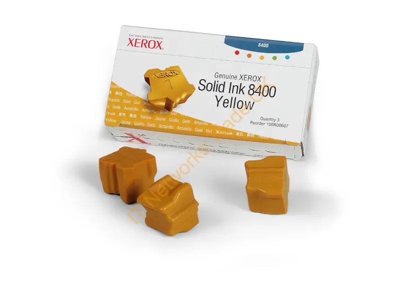 Xerox 108R00607 Dry ink in color-stix, 3.4K pages, Pack qty 3 Accessory