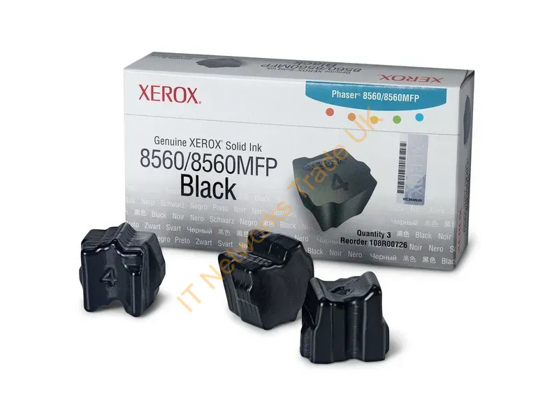 Xerox 108R00726 Dry ink in color-stix, 3.4K pages, Pack qty 3 Accessory