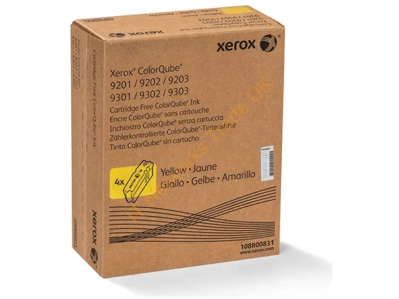 Xerox 108R00835 Dry ink in color-stix, 9.25K pages, Pack qty 4 Printer