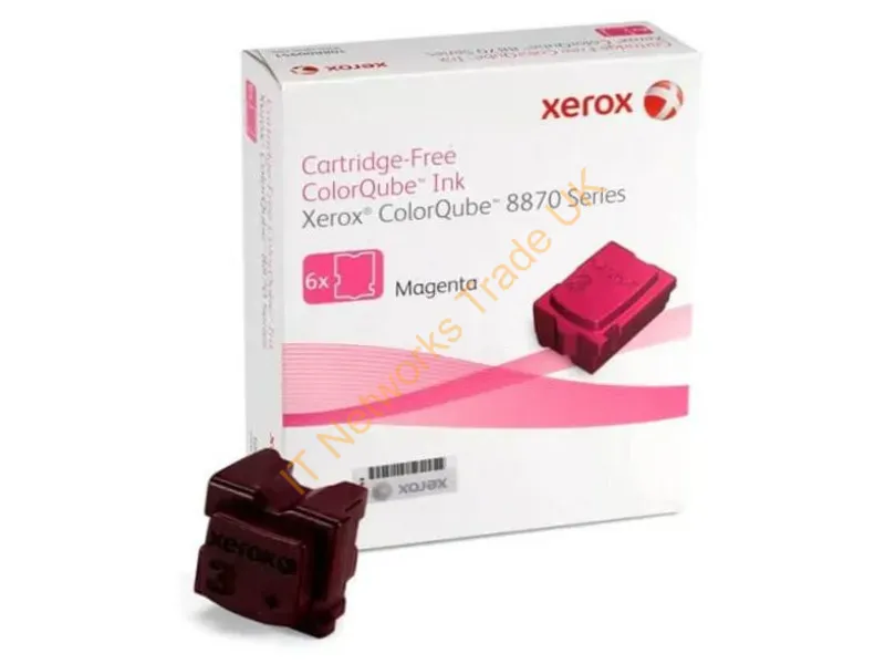 Xerox 108R00955 Dry ink in color-stix, 17.3K pages, Pack qty 6 Accessory