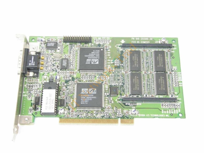 109-25500-30 ATI Mach64 8MB PCI Video Graphics Card