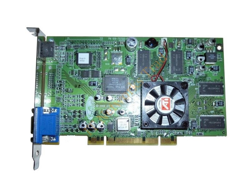 109-75700-00 ATI Radeon 32MB PCI S-Video/ VGA Video Graphics Card