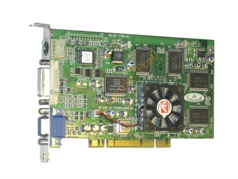 109-77700-00 ATI Apple Rage 6 32MB VGA/DVI/s-video PCI Video Graphics Card